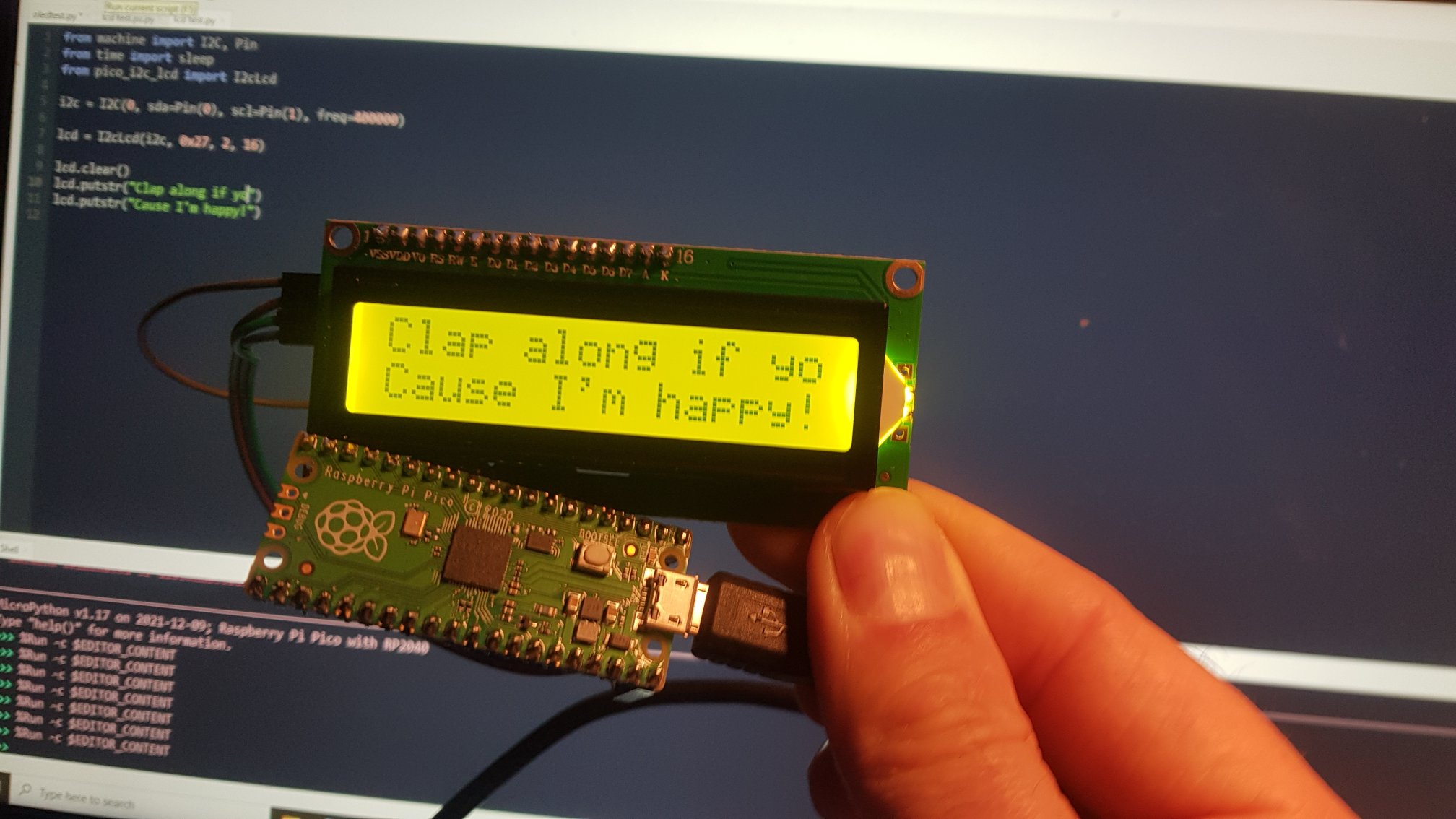 Displays on the Raspberry Pi Pico